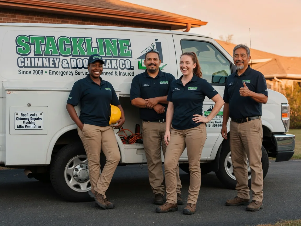 Chimney flashing repair company in Wyoming, MN
